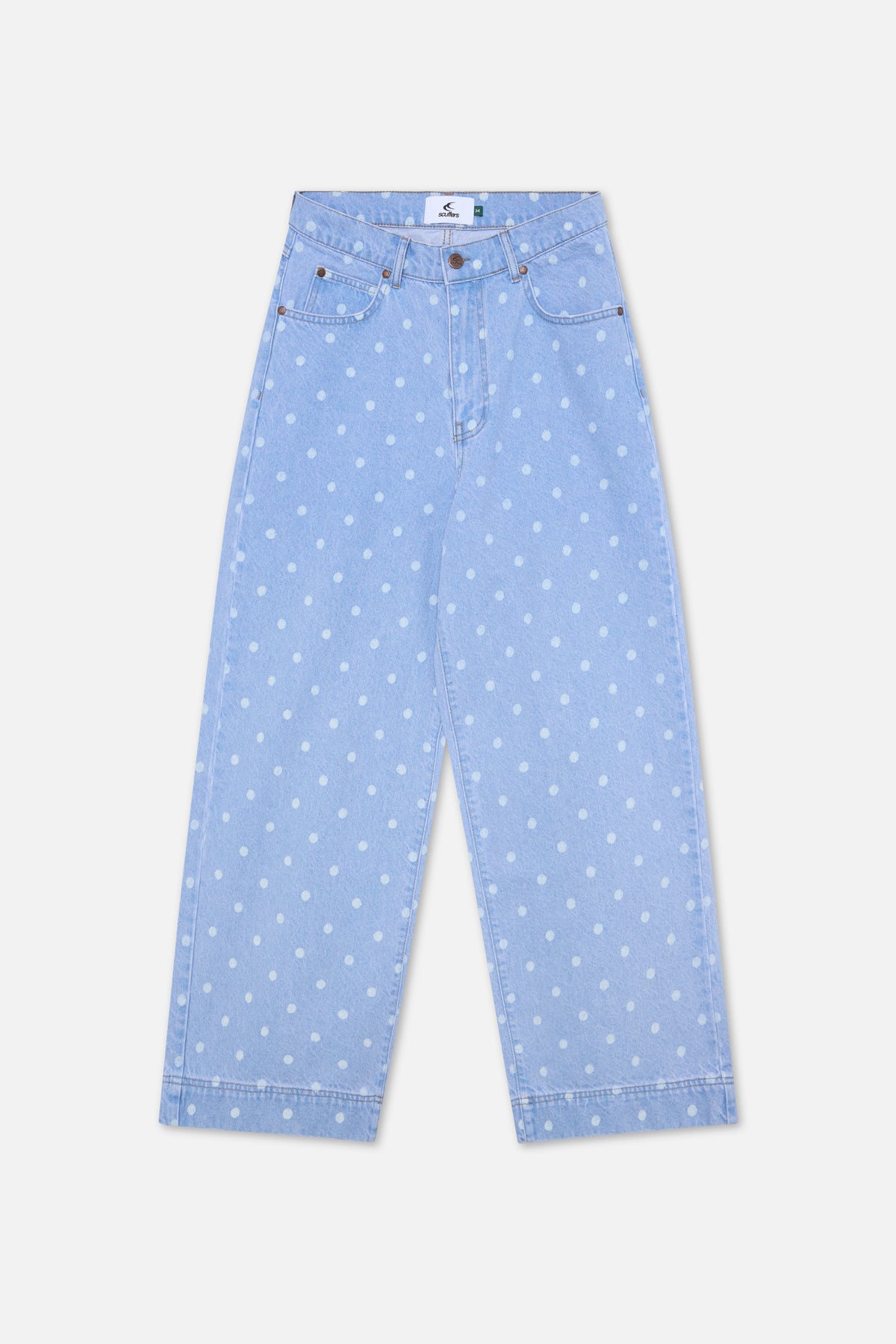 Scuffers Dots Light Blue Pants Scuffers Dots Light Blue Pants