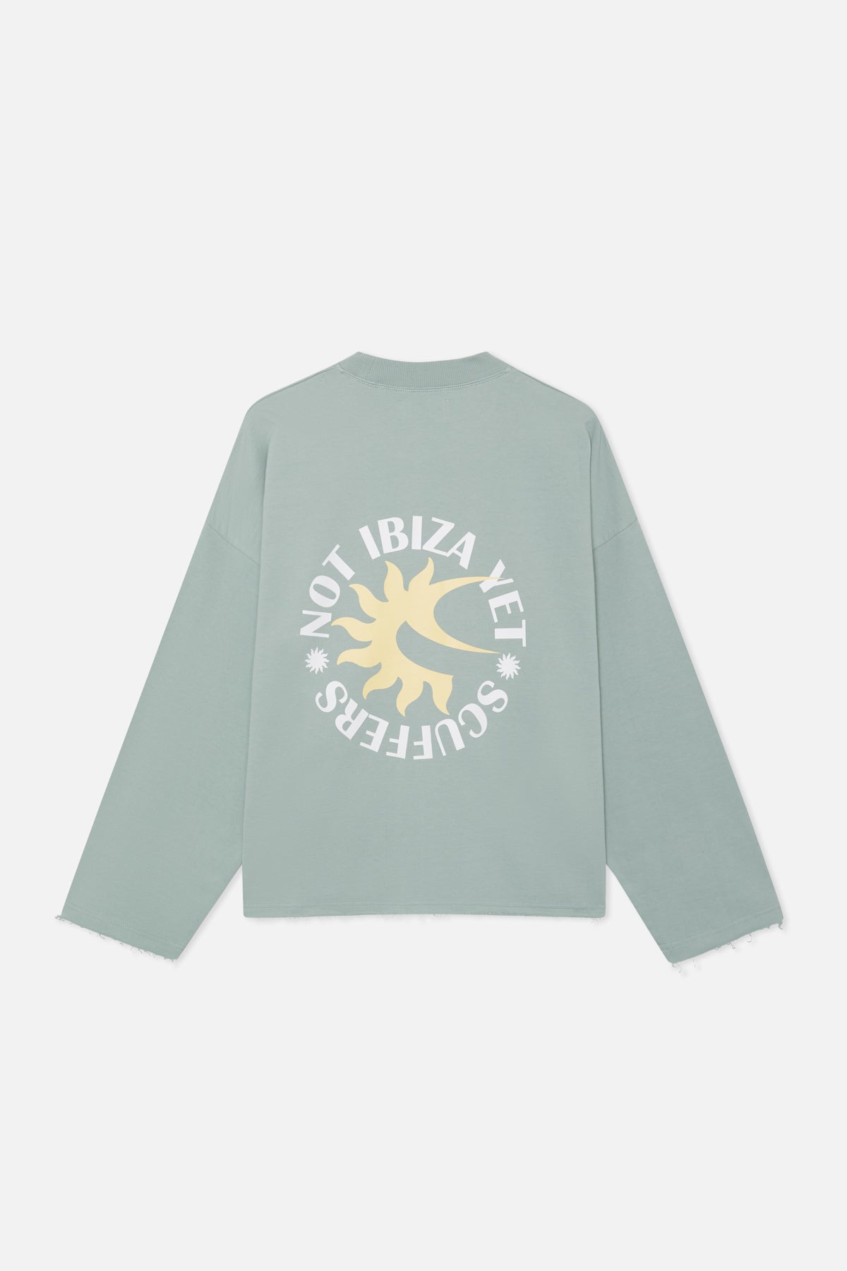 Light Green Ibiza Not Again Scuffers Sweatshirt Light Green Ibiza Not Again Scuffers Sweatshirt