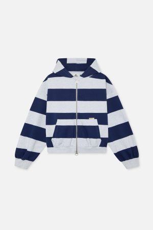 Scuffers Navy Club Zipper