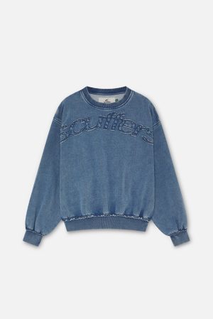Scuffers Blue Denim Crewneck