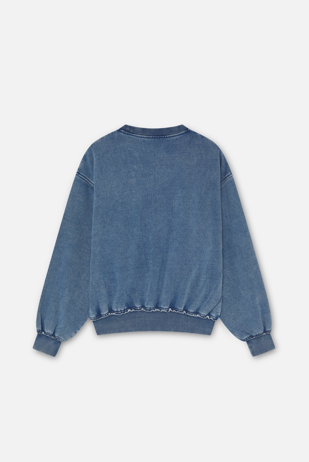Scuffers Blue Denim Crewneck Scuffers Blue Denim Crewneck