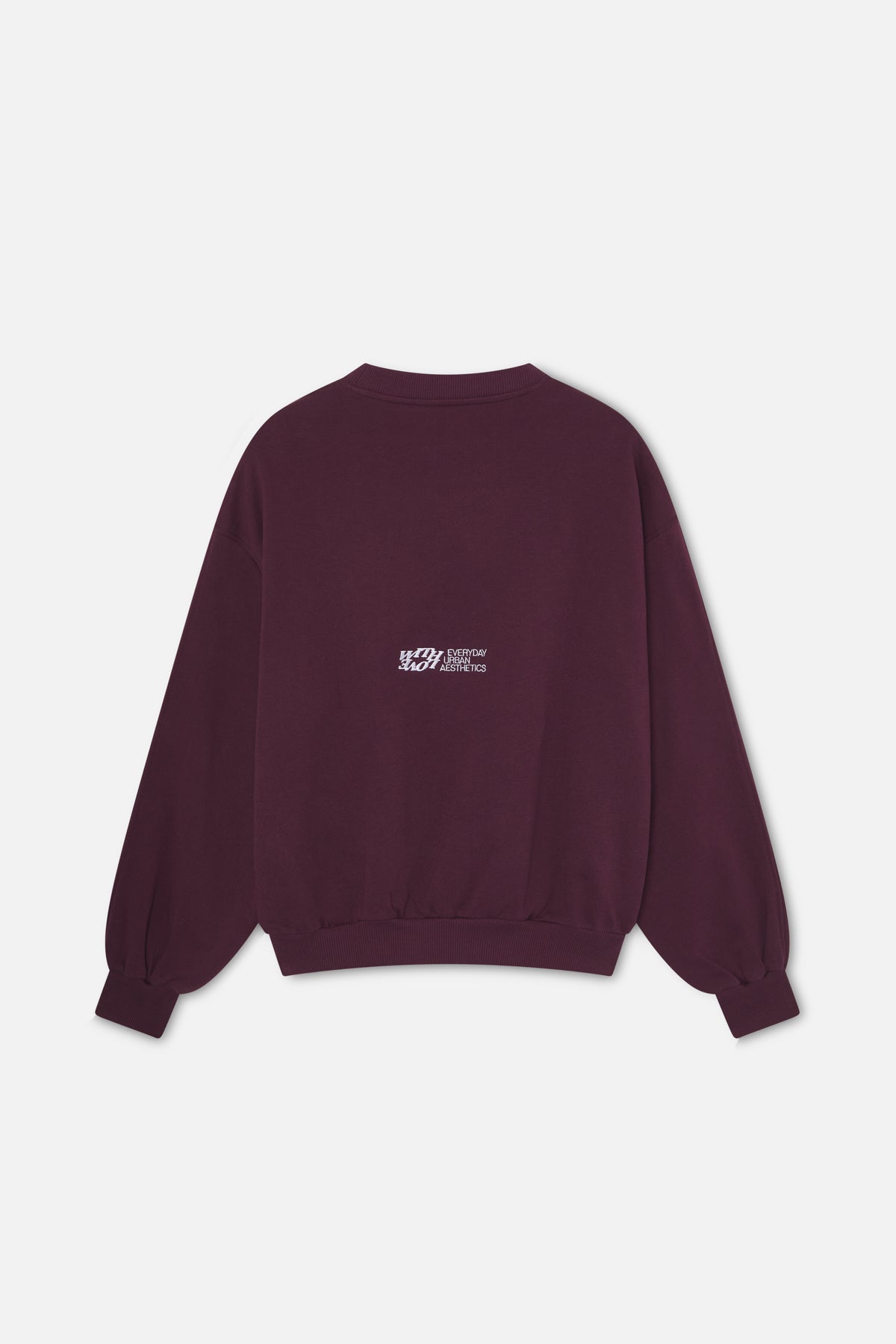 Scuffers Burgundy Semi Crewneck(1) Scuffers Burgundy Semi Crewneck