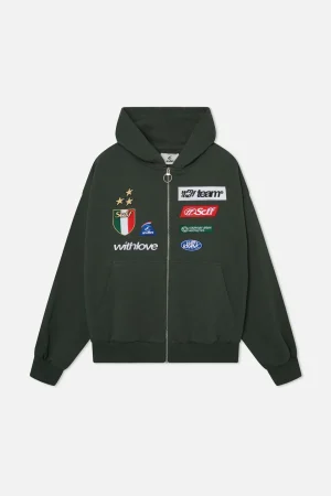 Scuffers Hoodies light Green Zipper