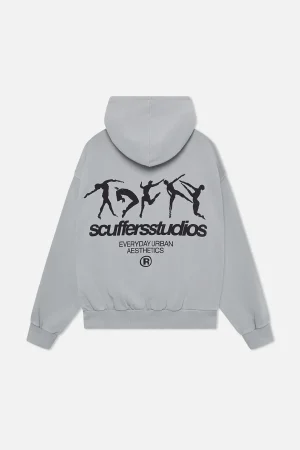 Scuffers Hoodies Motion Grey Hoodie