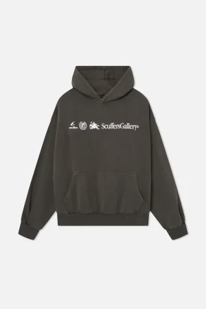 Scuffers Hoodies Badge black Hoodie