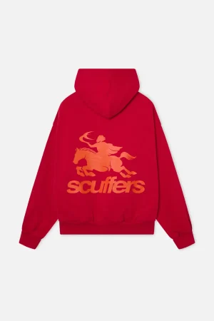 Scuffers badge Red Hoodie