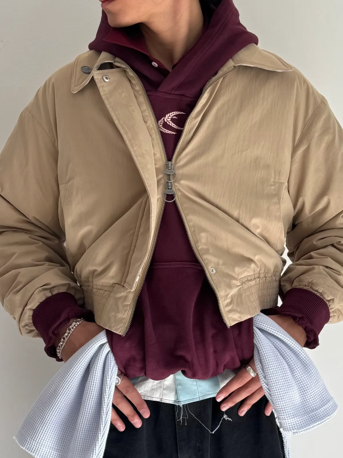 Scuffers Outerwear Ecru Classic Jacket Scuffers Outerwear Ecru Classic Jacket