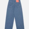 Scuffers Stripes Denim Blue Sweatpants